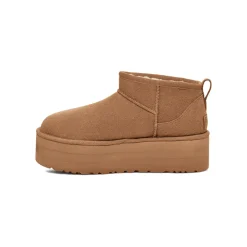 Femme UGG L'esprit Merci|Bottes-- Bottes Classic Ultra Mini Platform - Chestnut