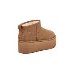 Femme UGG L'esprit Merci|Bottes-- Bottes Classic Ultra Mini Platform - Chestnut