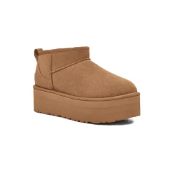 Femme UGG L'esprit Merci|Bottes-- Bottes Classic Ultra Mini Platform - Chestnut