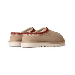 Femme UGG Sabots-- Chaussons Tasman - Sand/dark Cherry