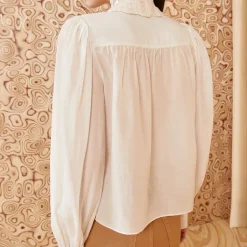 Femme Ulla Johnson Chemises-- Blouse Rowan - Blanc