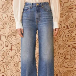 Femme Ulla Johnson Jeans-- Jean Willow - Bleu