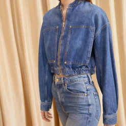 Femme Ulla Johnson Vestes-- Veste Alessa - Bleu