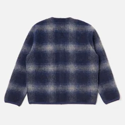 Homme Universal Works Mailles-- Cardigan à poches - Navy & Grey