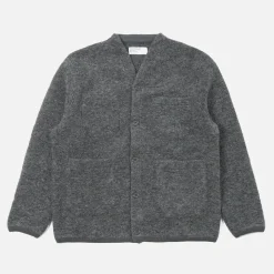 Homme Universal Works Mailles-- Cardigan à poches - Gris