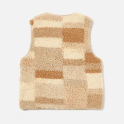 Homme Universal Works Mailles-- Gilet Zippé - Sand