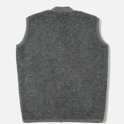 Homme Universal Works Vestes-- Veste Zip Waistcoat - Gris