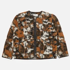 Homme Universal Works Vestes-- Veste Zip Liner - Marron