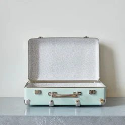 Homme 256 KAZETO Filets, Paniers & Valises|Valises-Valise rigide en carton bouilli - Céladon