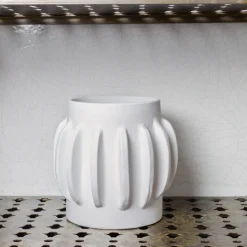 2122 MTIB SARL Vases-Vase Brut Archi II C - Blanc