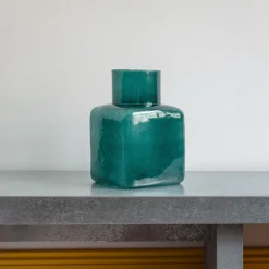 1927 DINNERWARE u0026 CO Vases-Vase en verre recyclé Elia - Forêt