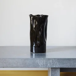 1927 DINNERWARE u0026 CO Vases-Vase Enza - Noir