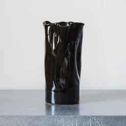 1927 DINNERWARE u0026 CO Vases-Vase Enza - Noir