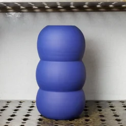 2122 MTIB SARL Vases|Accessoirisez Votre Intérieur-Vase Pure Bubble II B - Bleu Nuit