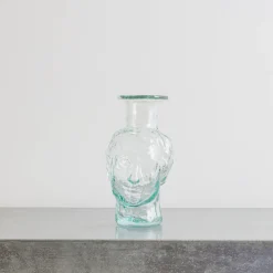 173 SEBASTIEN LA SOUFFLERIE Vases-Vase tête Roma - Transparent