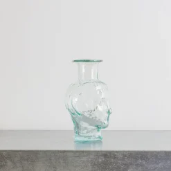 173 SEBASTIEN LA SOUFFLERIE Vases-Vase tête Roma - Transparent