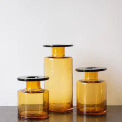 259 SERAX Vases-Vase Wind & Fire - Ambre et Noir