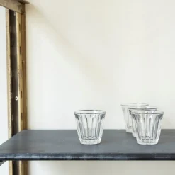 115 LA ROCHERE Verres À Eau-Verre à café en verre pressé - Transparent