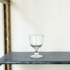 115 LA ROCHERE Verres À Vin-Verre à pied en verre pressé - Coteau