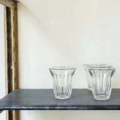 115 LA ROCHERE Verres À Eau-Verre à thé en verre pressé - Zinc