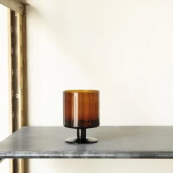 1020 MANSES DESIGN Verres À Vin-Verre à vin Ambre