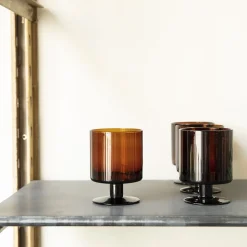 1020 MANSES DESIGN Verres À Vin-Verre à vin Ambre