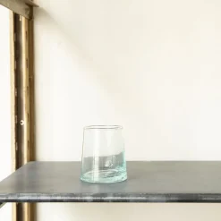 1286 HOUSEHOLD HARDWARE Verres À Eau-Verre conique en verre soufflé