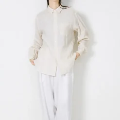 Femme Vlas Blomme Chemises-- Chemise Heritage 60 - Ecru