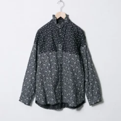 Femme Vlas Blomme Chemises-- Chemisier à motif - Marine