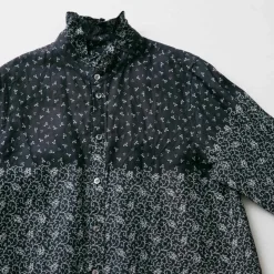 Femme Vlas Blomme Chemises-- Chemisier à motif - Marine