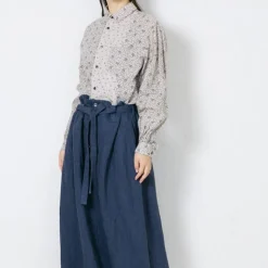 Femme Vlas Blomme Chemises-- Chemisier Arabesque - beige