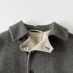 Femme Vlas Blomme Manteaux-- Manteau doux - Gris