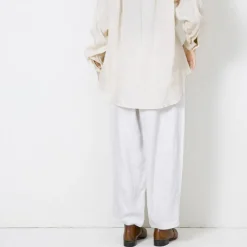 Femme Vlas Blomme Pantalons-- Pantalon fuselé - Blanc