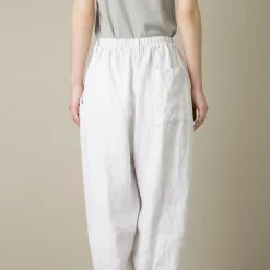 Femme Vlas Blomme Pantalons-- Pantalon fuselé - Blanc