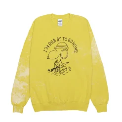 Femme WILD DONKEY Sweats-- Sweat Go Home - Jaune