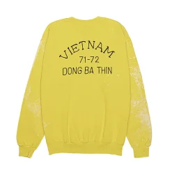 Femme WILD DONKEY Sweats-- Sweat Go Home - Jaune