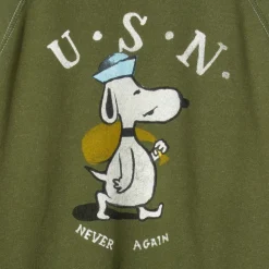 Homme WILD DONKEY L'esprit Merci|Sweats-- Sweat Never Again - Vert Militaire