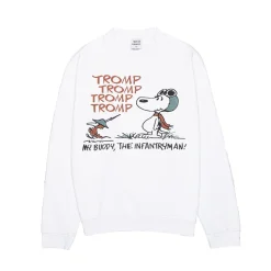 Femme WILD DONKEY Sweats-- Sweat Tromp - Blanc