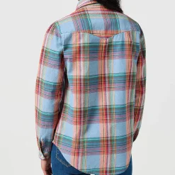 Femme WRANGLER Chemises-- Chemise Western - Bleu