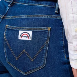 Femme WRANGLER Jeans-- Jeans Flare - Bleu