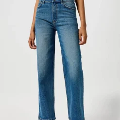 Femme WRANGLER L'esprit Merci|Jeans-- Jeans Loose Straight- Bleu
