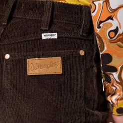 Femme WRANGLER Jeans-- Jeans Sunset - Marron