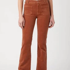 Femme Wrangler Jeans-- Pantalon Flare - Marron
