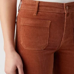 Femme Wrangler Jeans-- Pantalon Flare - Marron