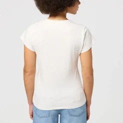 Femme WRANGLER T-shirts-- T-shirt - Blanc