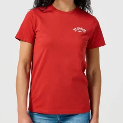 Femme WRANGLER T-shirts-- T-Shirt Graphic - Rouge