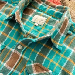 Homme WYTHE Chemises-- Chemise Flannel Work - Riverbend