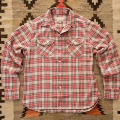 Homme WYTHE Chemises-- Chemise Flannel Work - Cherry Blossom