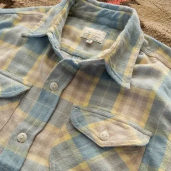 Homme WYTHE Chemises-- Chemise Flannel Work - Sand