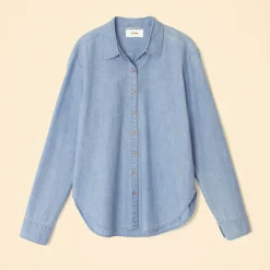 Femme Xirena Chemises-- Chemise Beau - Dusty Blue